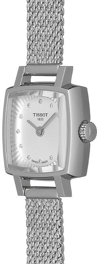 Tissot Lovely Square Silver Dial Silver Mesh Bracelet Watch For Women - T058.109.11.036.00 Buy Now By Tissot