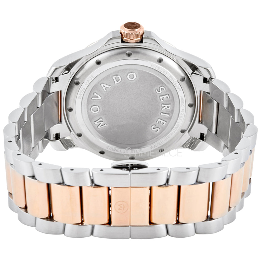 Movado Series 800 Blue Dial Two Tone Steel Strap Watch for Men - 2600149 Buy Now By Movado