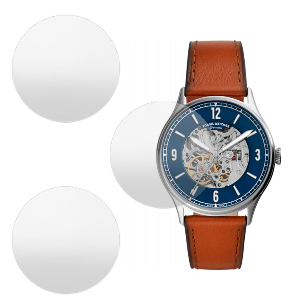 Fossil Forrester Luggage Automatic Skeleton Blue Dial Brown Leather Strap Watch for Men - ME3179 Buy Now By Fossil