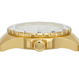 Fossil Blue Dive Three Hand White Dial Gold Steel Strap Watch For Women - ES5350 Buy Now By Fossil