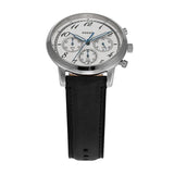 Fossil Neutra Chronograph White Dial Black Leather Strap Watch for Men - FS6023 Buy Now By Fossil