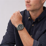 Fossil Bronson Automatic Skeleton Black Dial Grey Steel Strap Watch for Men - ME3255 Buy Now By Fossil