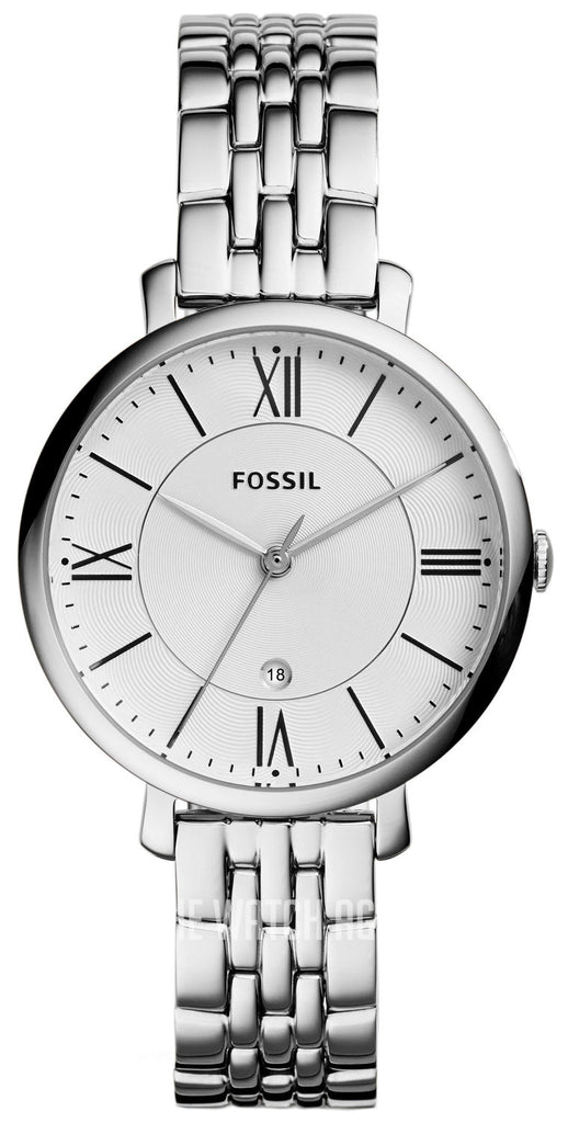 Fossil Jacqueline White Dial Silver Steel Strap Watch for Women - ES3698 Buy Now By Fossil