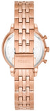 Fossil Neutra Chronograph Mother of Pearl Brown Dial Rose Gold Steel Strap Watch for Women - ES5218 Buy Now By Fossil