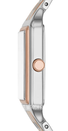 Fossil Raquel Three Hand White Dial Two Tone Steel Strap Watch For Women - ES5222 Buy Now By Fossil