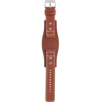 Fossil Boyfriend Chronograph White Dial Brown Leather Strap Watch for Women - ES3837 Buy Now By Fossil