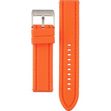 Fossil Bannon Chronograph Grey Dial Orange Silicone Strap Watch for Men - BQ2500 Buy Now By Fossil
