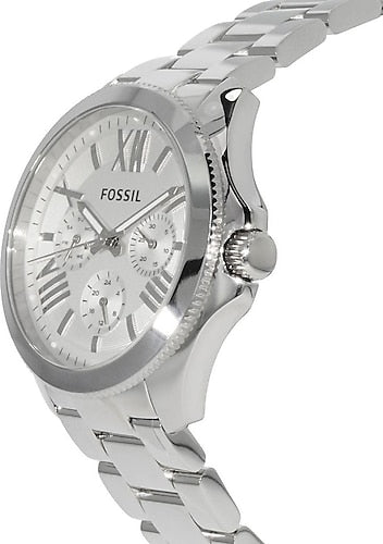 Fossil Cecile Multifunction Silver Dial Silver Steel Strap Watch for Women - AM4509 Buy Now By Fossil