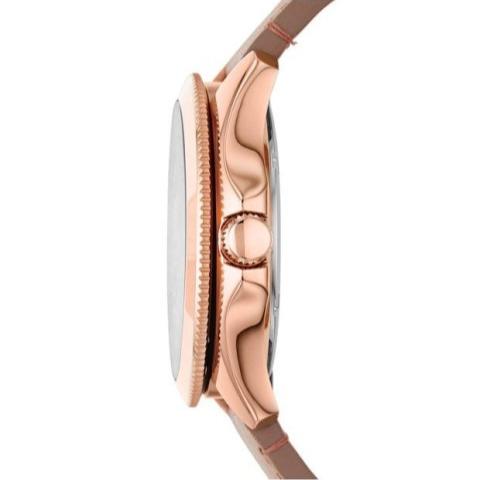 Fossil Cecile White Dial Beige Leather Strap Watch for Women - AM4532 Buy Now By Fossil