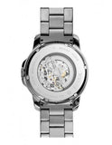 Fossil Grant Automatic Skeleton Black Dial Silver Steel Strap Watch for Men - ME3103 Buy Now By Fossil