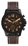Fossil Bowman Chronograph Brown Dial Brown Leather Strap Watch for Men - FS5601 Buy Now By Fossil