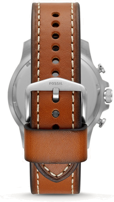 Fossil Bowman Chronograph Blue Dial Brown Leather Strap Watch for Men - FS5602 Buy Now By Fossil