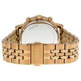 Fossil Boyfriend Chronograph Rose Gold Dial Rose Gold Steel Strap Watch for Women - ES3380 Buy Now By Fossil