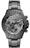 Fossil Bannon Multifunction Chronograph Grey Dial Grey Steel Strap Watch for Men - BQ2491 Buy Now By Fossil