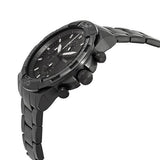 Fossil Bronson Chronograph Black Dial Black Steel Strap Watch for Men - FS5853 Buy Now By Fossil
