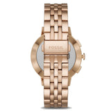 Fossil Carlie Rose Gold Dial Rose Gold Steel Strap Watch for Women - ES4301 Buy Now By Fossil