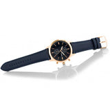 Fossil Townsman Chronograph Blue Dial Blue Leather Strap Watch for Men - FS5436 Buy Now By Fossil
