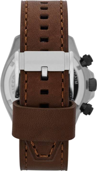 Fossil Retro Traveler Chronograph White Dial Brown Leather Strap Watch for Men - CH2886 Buy Now By Fossil
