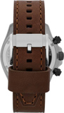 Fossil Retro Traveler Chronograph White Dial Brown Leather Strap Watch for Men - CH2886 Buy Now By Fossil