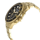 Fossil FB-03 Chronograph Black Dial Gold Steel Strap Watch for Men - FS5727 Buy Now By Fossil
