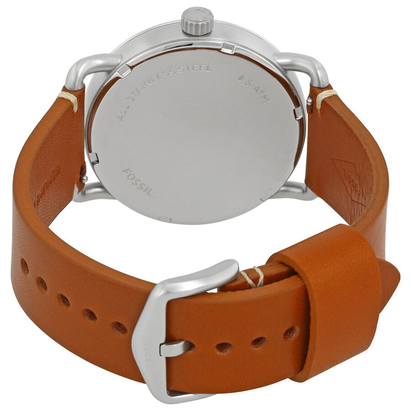 Fossil Commuter Blue Dial Blue Leather Strap Watch for Men - FS5325 Buy Now By Fossil