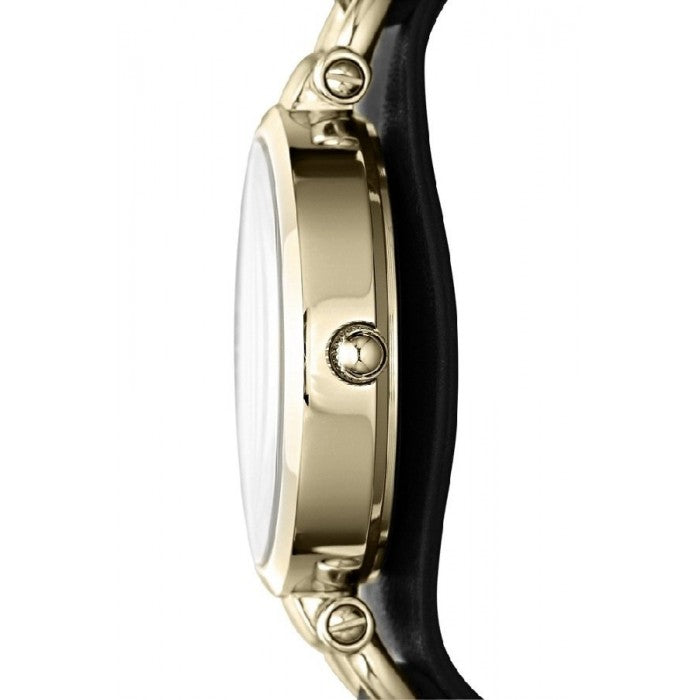 Fossil Georgia Black Dial Black Leather Strap Watch for Women - ES3148 Buy Now By Fossil