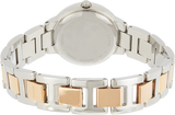 Fossil Virginia Rose Gold Dial Two Tone Steel Strap Watch for Women - ES3405 Buy Now By Fossil