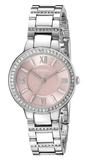 Fossil Virginia Pink Dial Silver Steel Strap Watch for Women - ES3504 Buy Now By Fossil