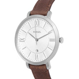 Fossil Jacqueline White Dial Brown Leather Strap Watch for Women - ES3708 Buy Now By Fossil