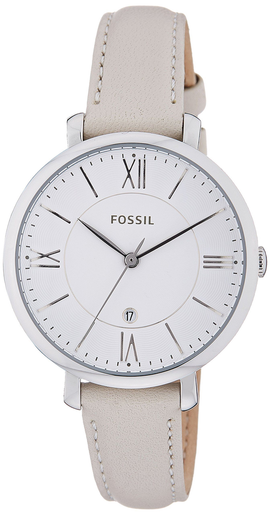 Fossil Jacqueline White Dial Beige Leather Strap Watch for Women - ES3793 Buy Now By Fossil