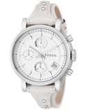 Fossil Boyfriend White Dial Beige Leather Strap Watch for Women - ES3811 Buy Now By Fossil