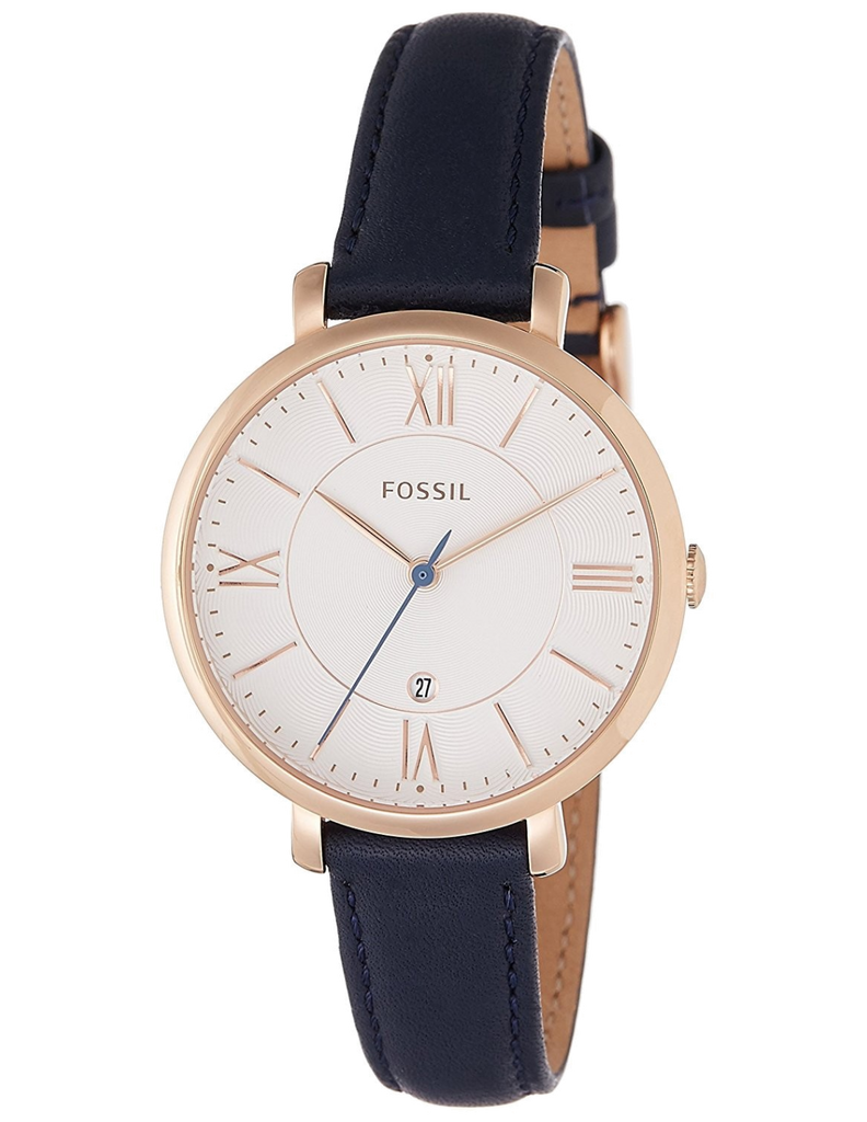 Fossil Jacqueline White Dial Blue Leather Strap Watch for Women - ES3843 Buy Now By Fossil