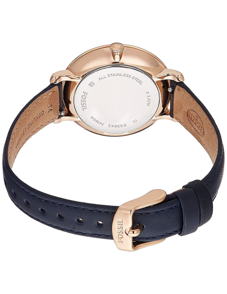 Fossil Jacqueline White Dial Blue Leather Strap Watch for Women - ES4291 Buy Now By Fossil