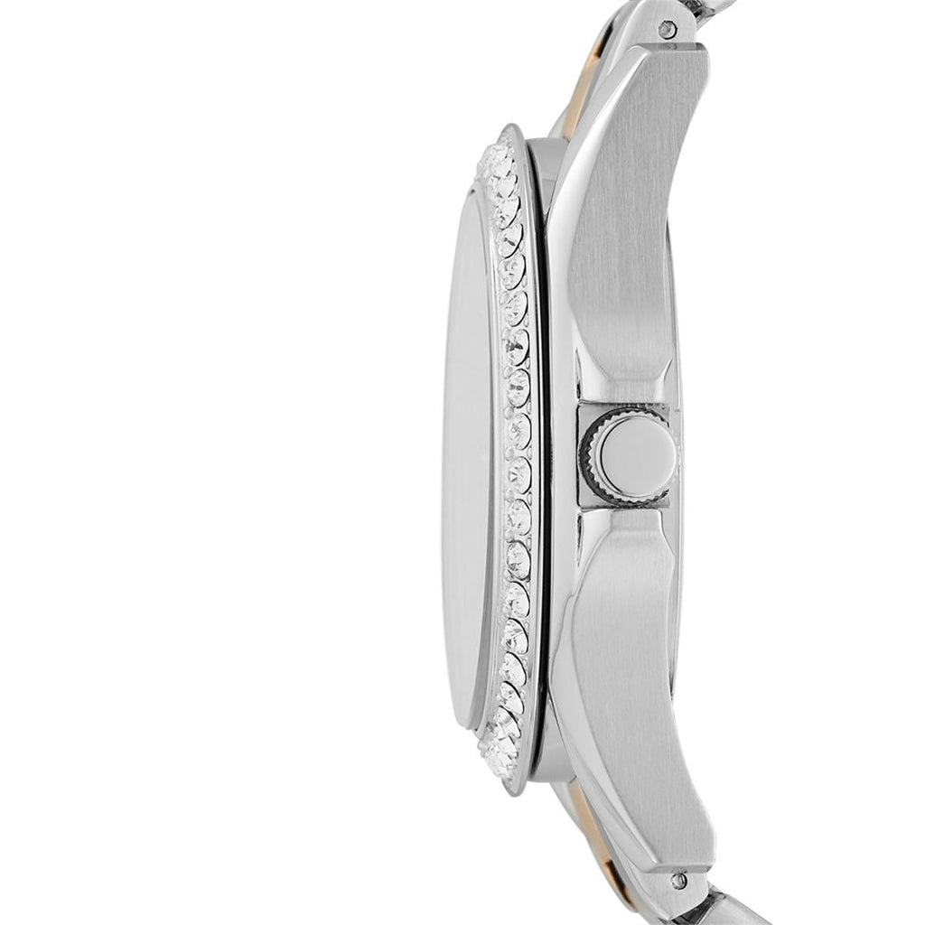 Fossil Riley Multifunction Rose Gold Dial Two Tone Steel Strap Watch for Women - ES4145 Buy Now By Fossil