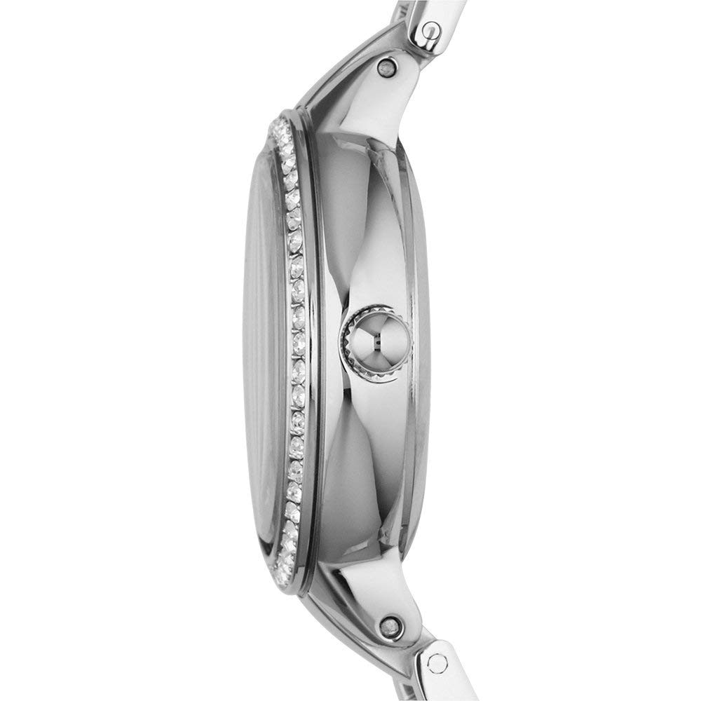 Fossil Virginia Taupe Dial Silver Steel Strap Watch for Women - ES4147 Buy Now By Fossil