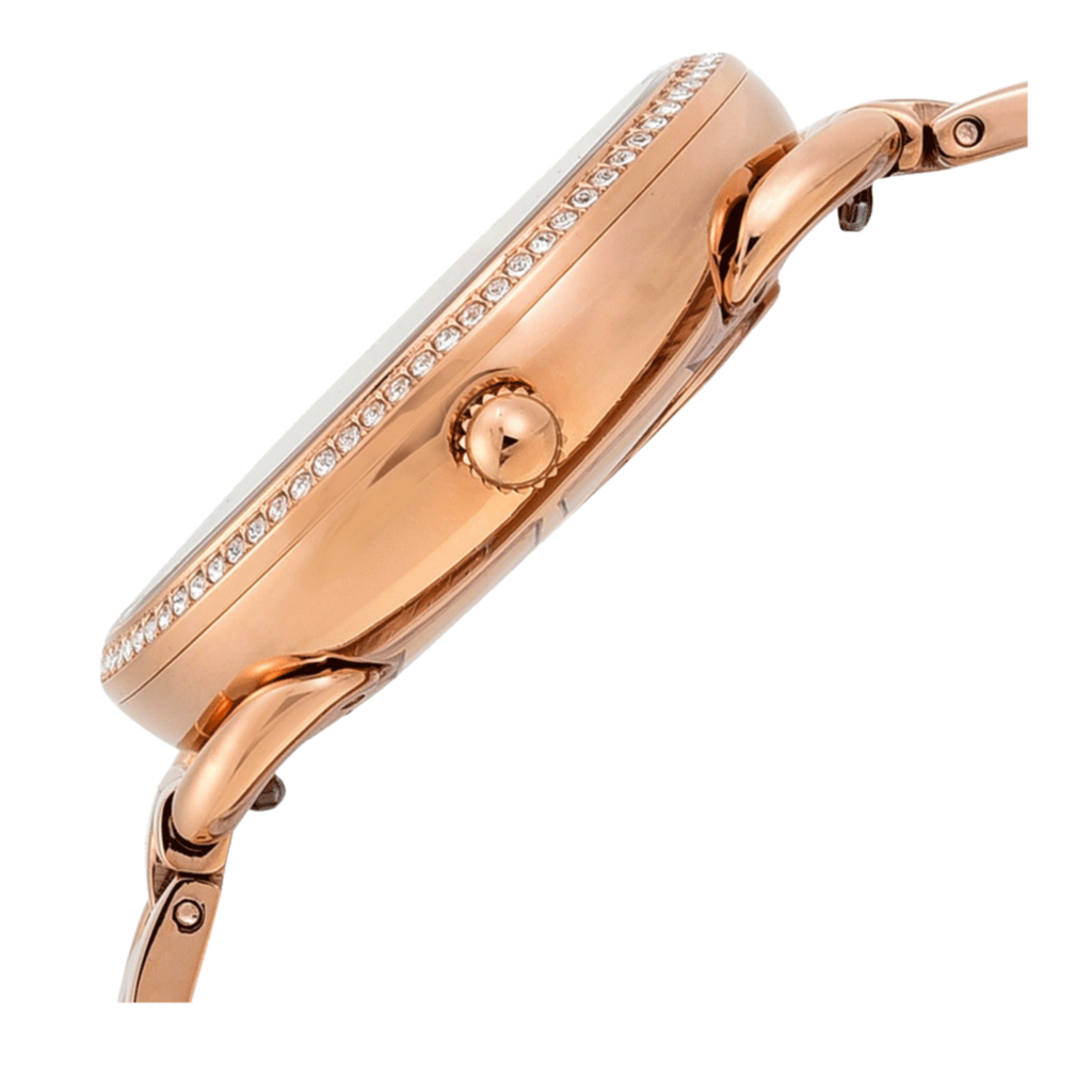 Fossil Tailor Rose Gold Dial Rose Gold Steel Strap Watch for Women - ES4264 Buy Now By Fossil