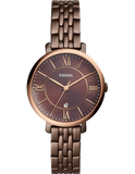 Fossil Jacqueline Brown Dial Brown Steel Strap Watch for Women - ES4275 Buy Now By Fossil