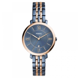 Fossil Jaqueline Grey Dial Two Tone Steel Strap Watch for Women - ES4321 Buy Now By Fossil