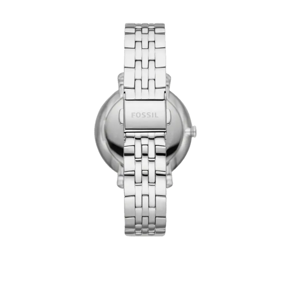 Fossil Jacqueline Multifunction Moonphase White Dial Silver Steel Strap Watch for Women - ES5164 Buy Now By Fossil