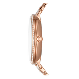 Fossil Jacqueline Analog Moonphase Mother of Pearl White Dial Rose Gold Steel Strap Watch for Women - ES5165 Buy Now By Fossil