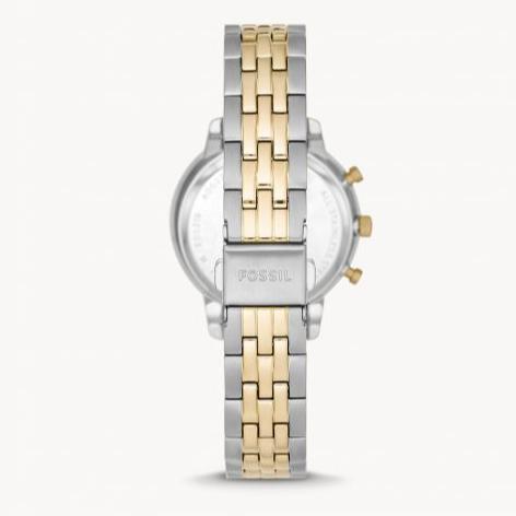 Fossil Neutra Chronograph Mother of Pearl White Dial Two Tone Steel Strap Watch for Women - ES5216 Buy Now By Fossil