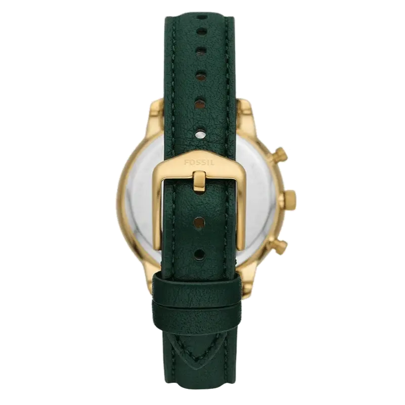 Fossil Neutra Chronograph Green Dial Green Leather Strap Watch for Women - ES5239 Buy Now By Fossil