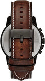 Fossil Grant Chronograph Brown Dial Brown Leather Strap Watch for Men - FS5088 Buy Now By Fossil