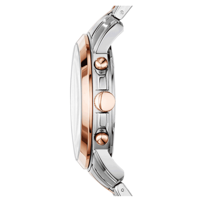 Fossil Grant Chronograph Blue Dial Two Tone Steel Strap Watch for Men - FS5024 Buy Now By Fossil