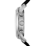 Fossil Pilot 54 Chronograph Black Dial Black Leather Strap Watch for Men - FS5181 Buy Now By Fossil