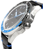 Fossil Sport 54 Day Date Black Dial Black Leather Strap Watch for Men - FS5321 Buy Now By Fossil