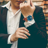 Fossil Commuter Blue Dial Blue Leather Strap Watch for Men - FS5325 Buy Now By Fossil