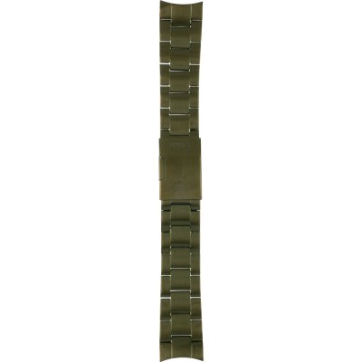 Fossil Grant Chronograph Olive Green Dial Green Steel Strap Watch for Men - FS5375 Buy Now By Fossil