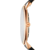 Fossil The Minimalist Black Dial Black Leather Strap Watch for Men - FS5376 Buy Now By Fossil