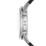 Fossil Townsman Multifunction Black Dial Black Leather Strap Watch for Men - FS5396 Buy Now By Fossil